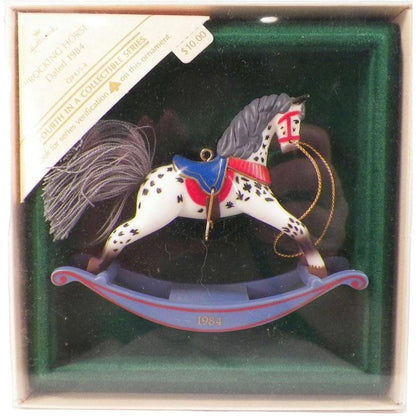 1984 Appaloosa Hallmark Ornament (Rocking Horse) QX4354
