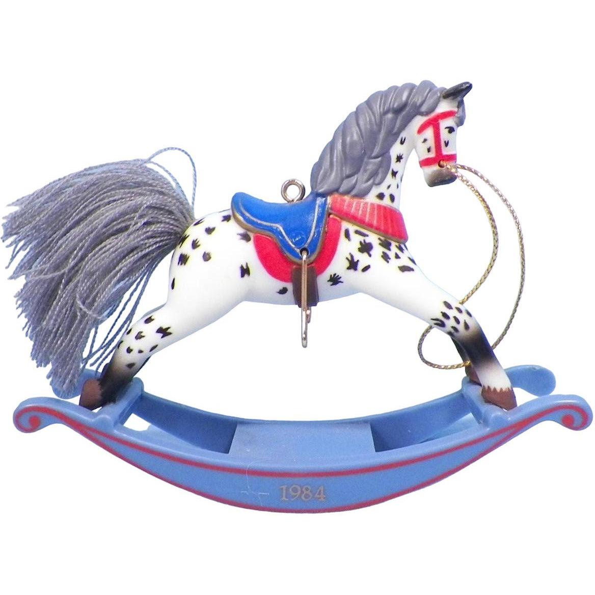 1984 Appaloosa Hallmark Ornament (Rocking Horse) QX4354