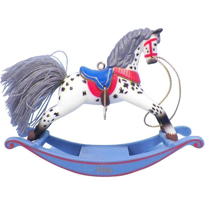 1984 Appaloosa Hallmark Ornament (Rocking Horse) QX4354