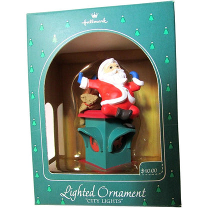 1984 City Light Hallmark Ornament (Santa Claus) QXL7014