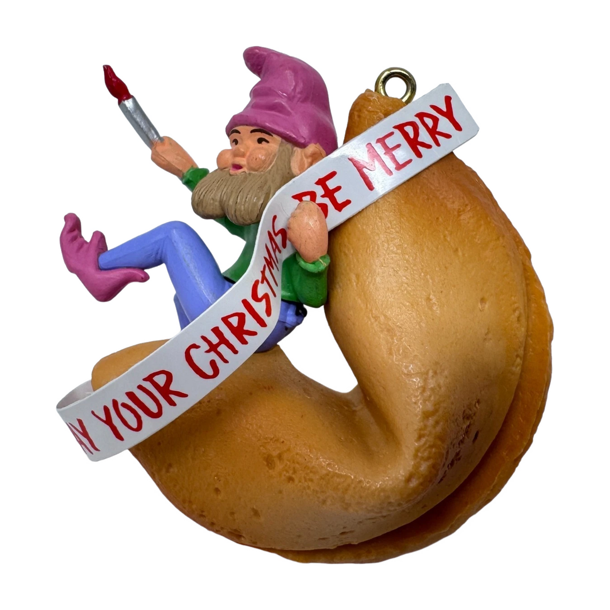 1984 Fortune Cookie Elf Hallmark Ornament (Elf) QX4524 Image1