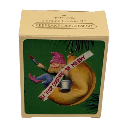 1984 Fortune Cookie Elf Hallmark Ornament (Elf) QX4524 Image6