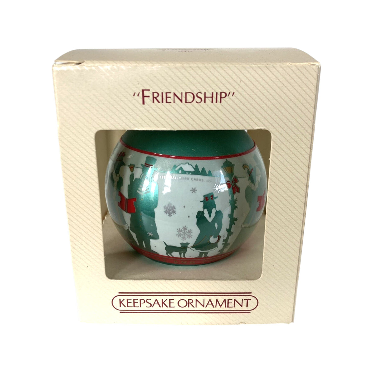 1984 Friendship (Ball) Hallmark Ornament QX248-1 Image2