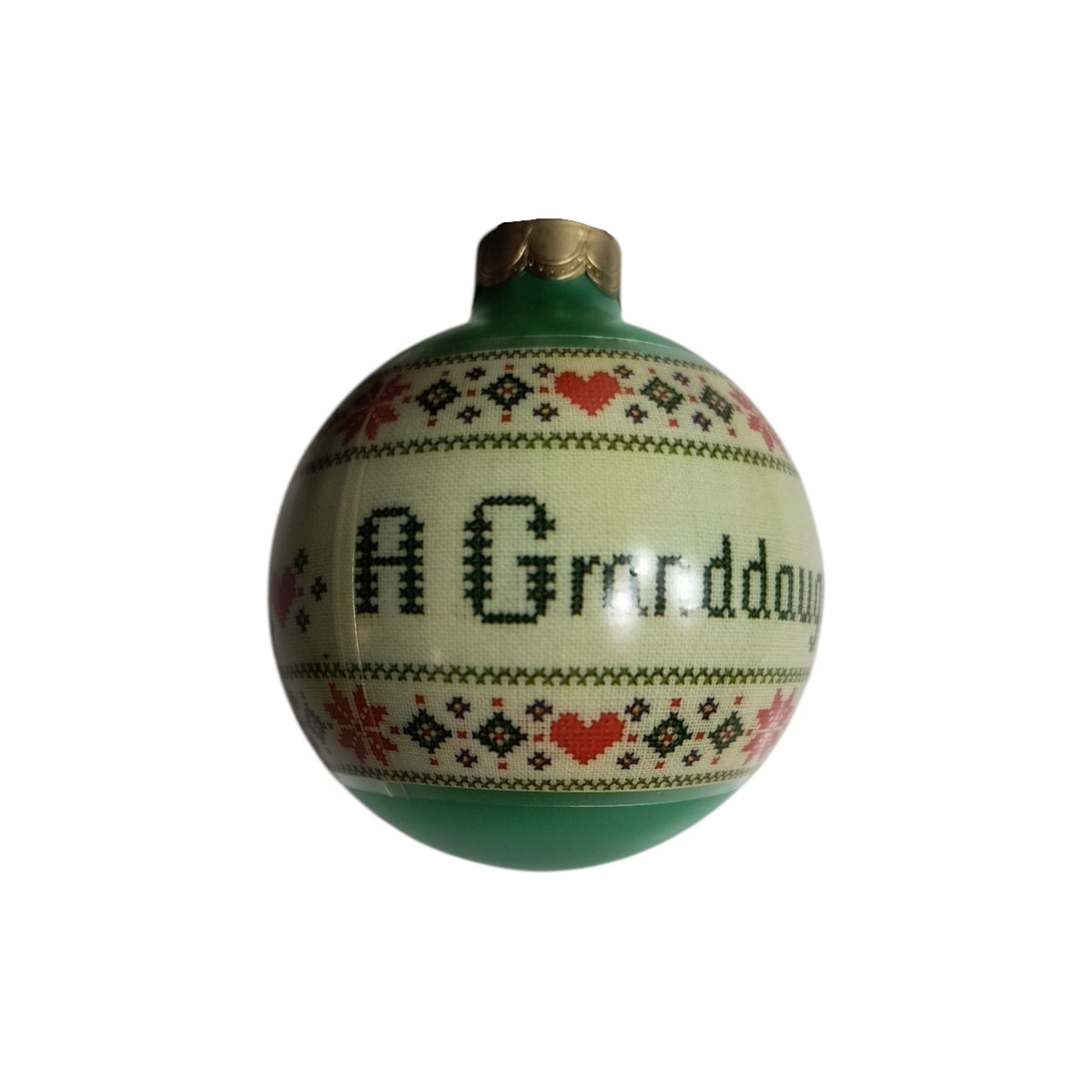 1984 Granddaughter (Ball) Hallmark Ornament QX243-1 Image1