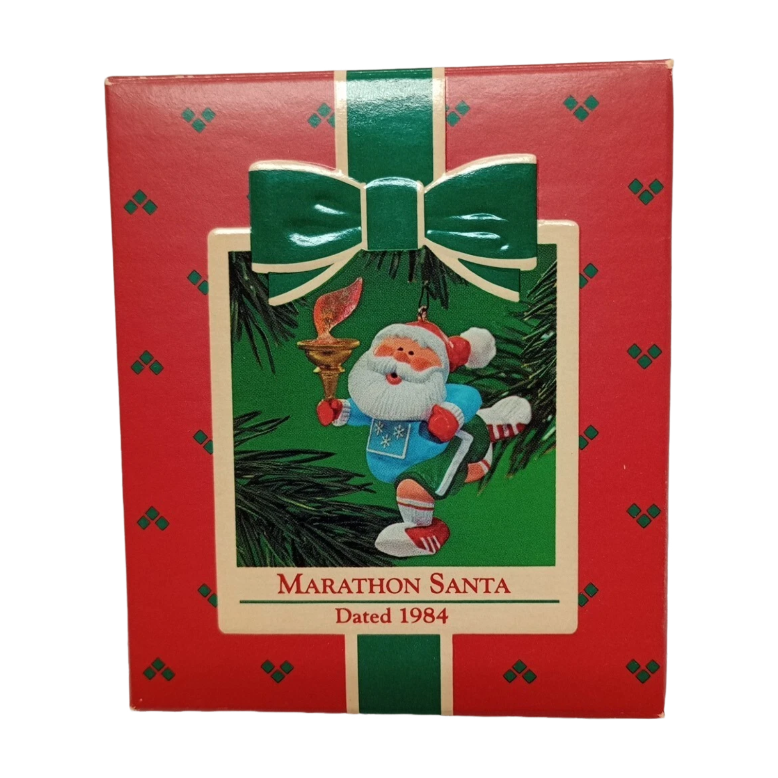 1984 Marathon Santa Hallmark Ornament (Sports & Activities) QX4564 Image2