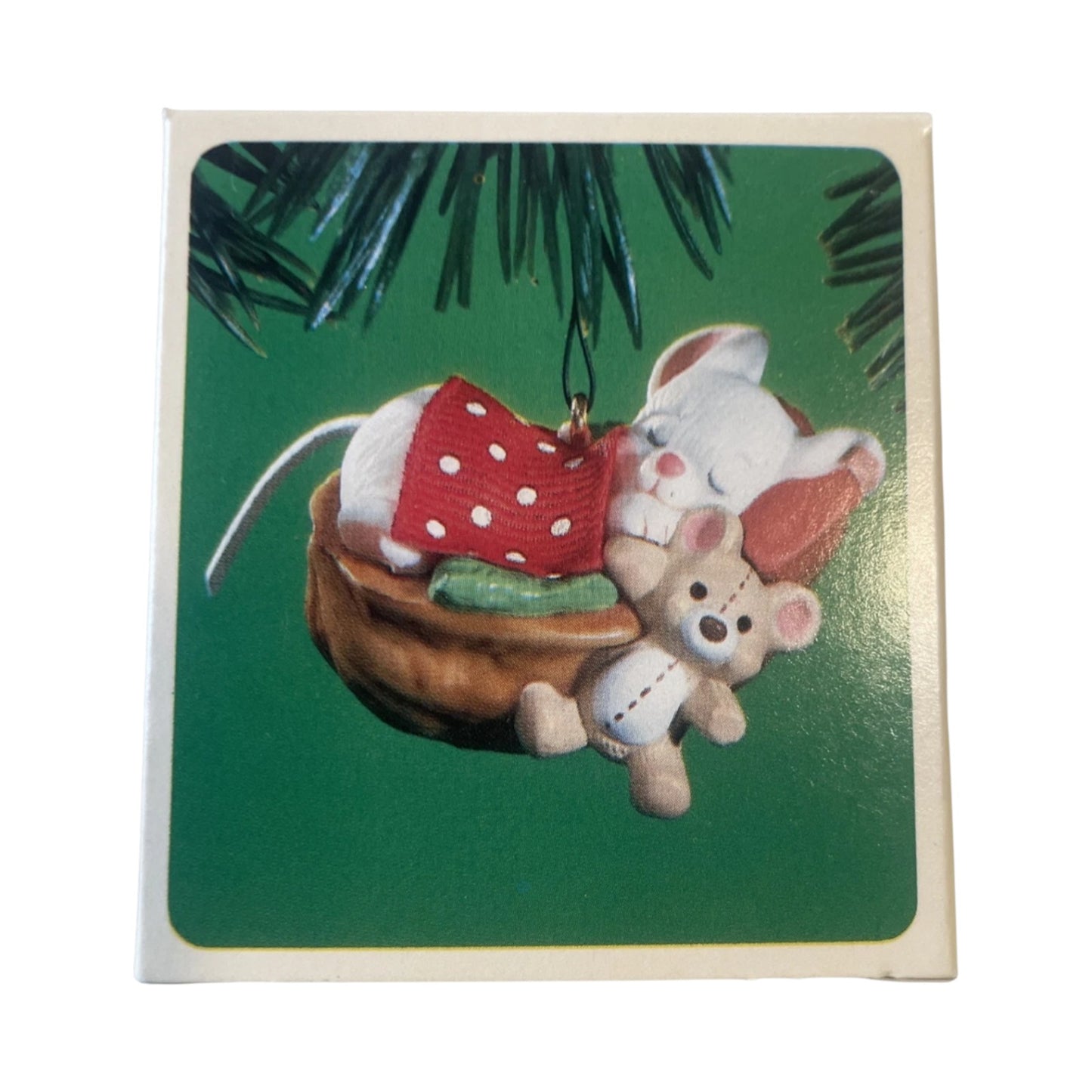 1984 Napping Mouse Hallmark Ornament (Mouse) QX4351 Image2