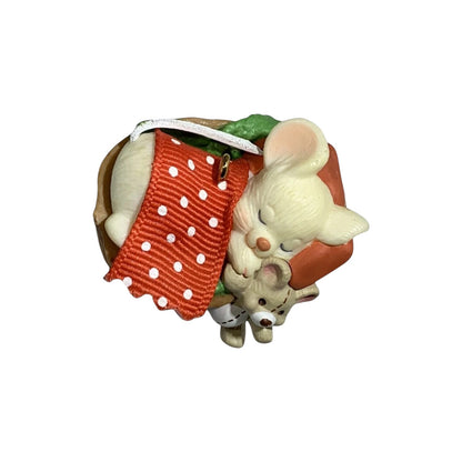 1984 Napping Mouse Hallmark Ornament (Mouse) QX4351 Image3