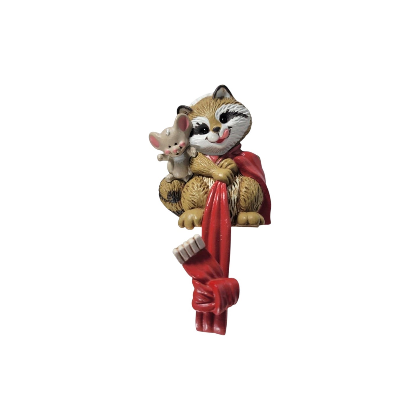 1984 Raccoon Stocking Hanger (Raccoon) Hallmark Ornament QSH810-6 Image1