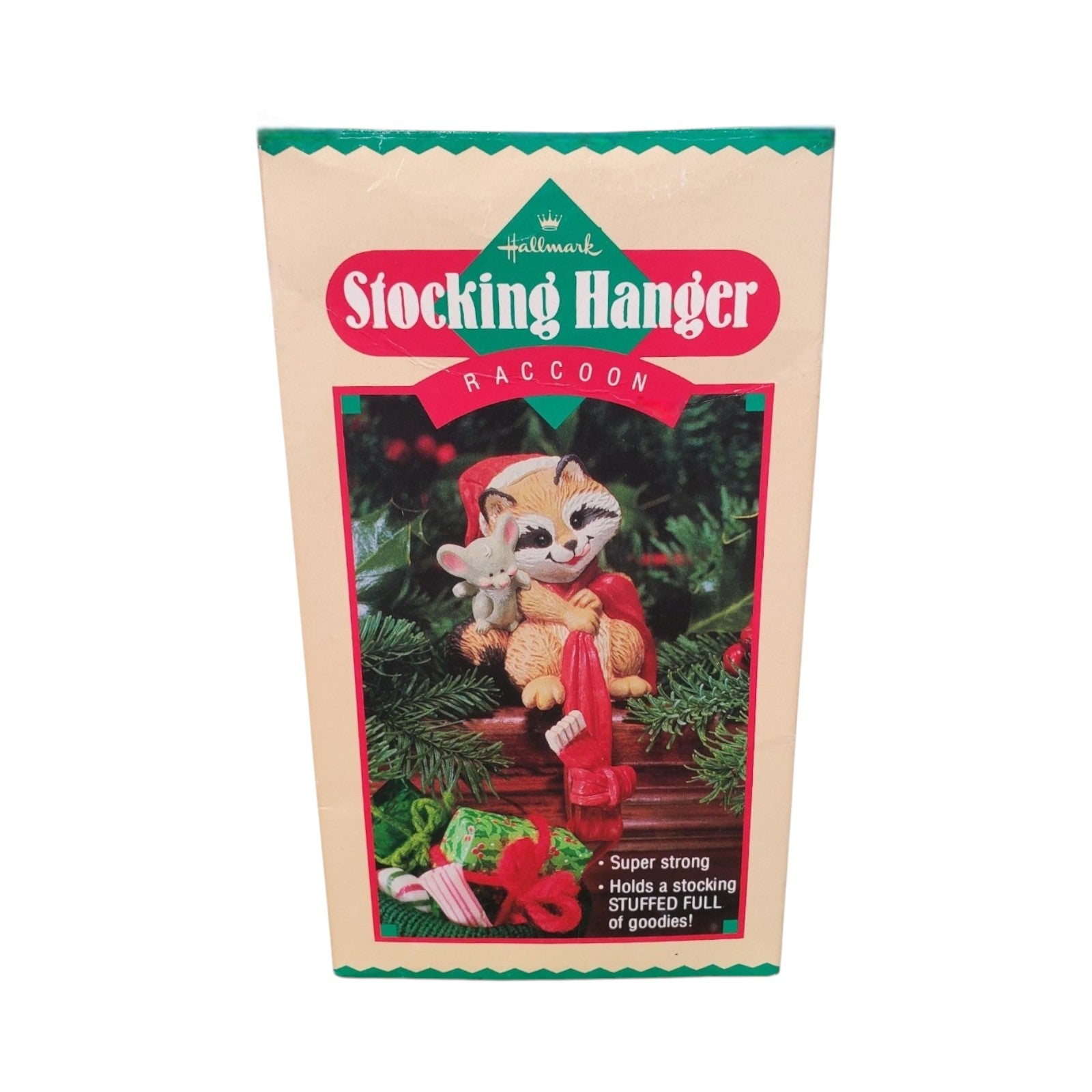 1984 Raccoon Stocking Hanger (Raccoon) Hallmark Ornament QSH810-6 Image2