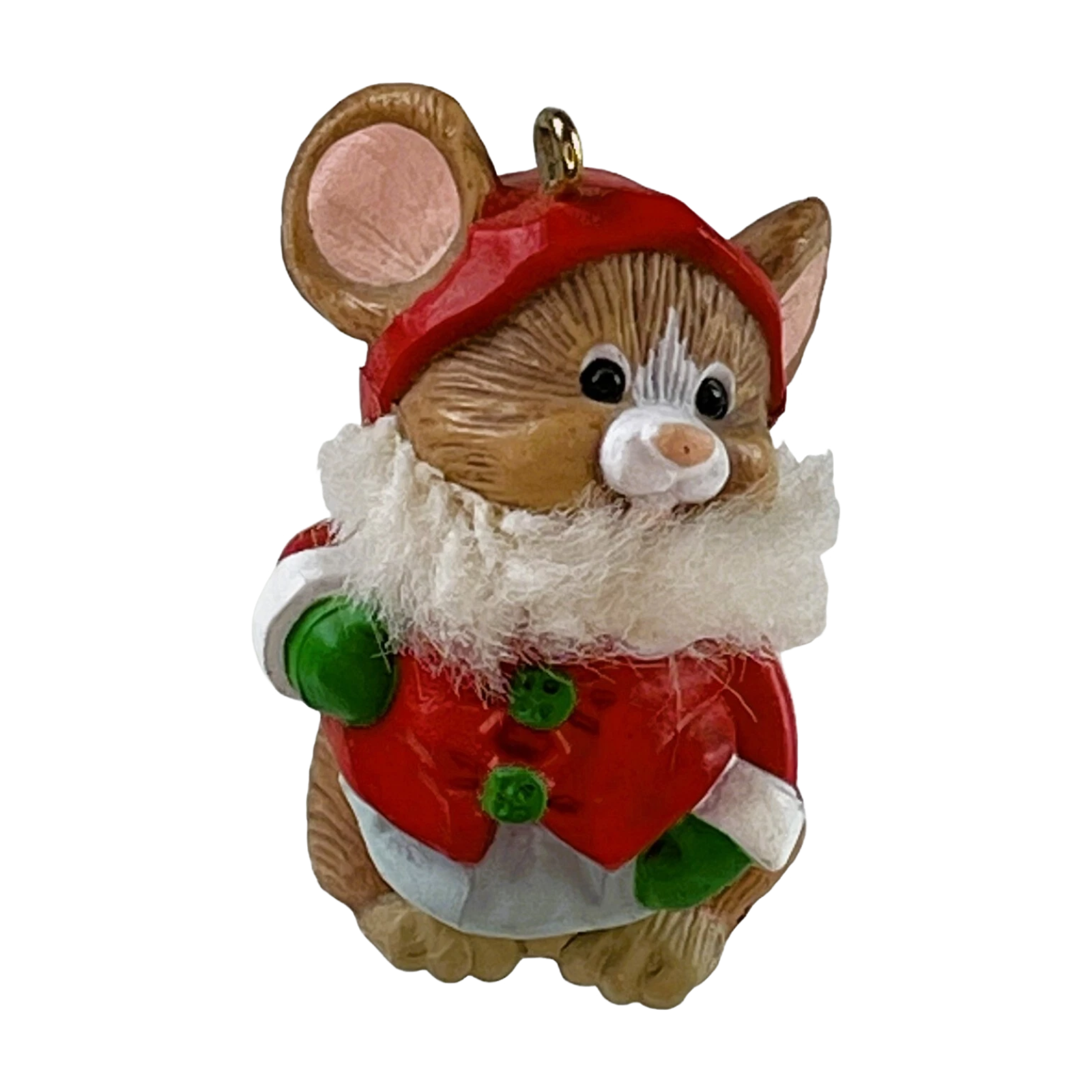 1984 Santa Mouse Hallmark Ornament (Mouse) QX4334 Image1