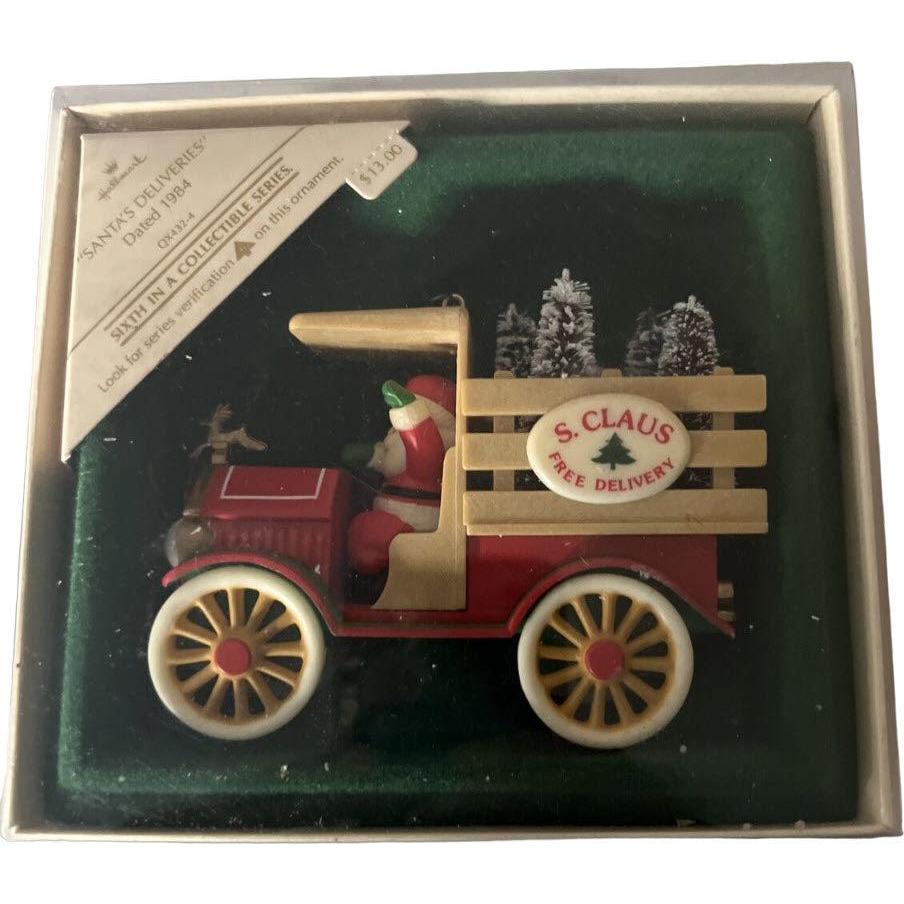 1984 Santa's Deliveries Hallmark Ornament (Here Comes Santa) QX4324