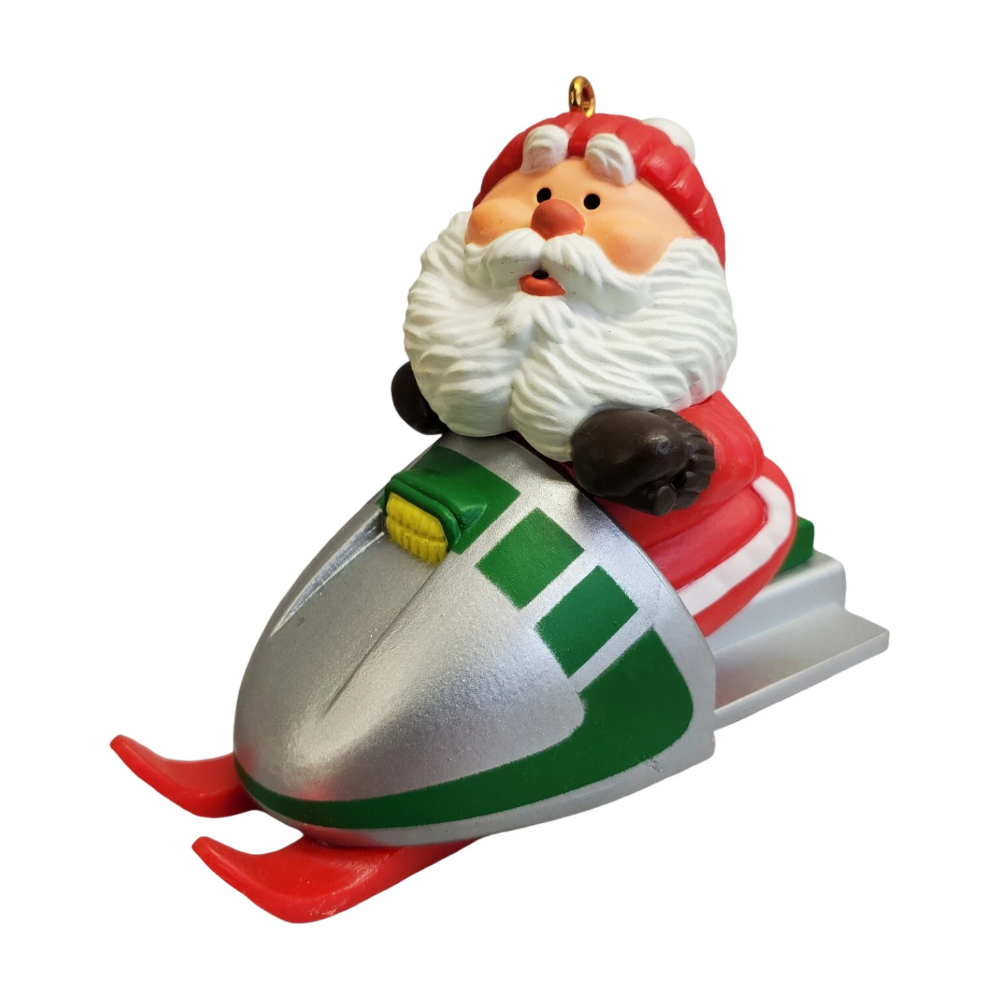 1984 Snowmobile Santa Hallmark Ornament (Santa Claus) QX4314 Image1