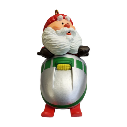1984 Snowmobile Santa Hallmark Ornament (Santa Claus) QX4314 Image3