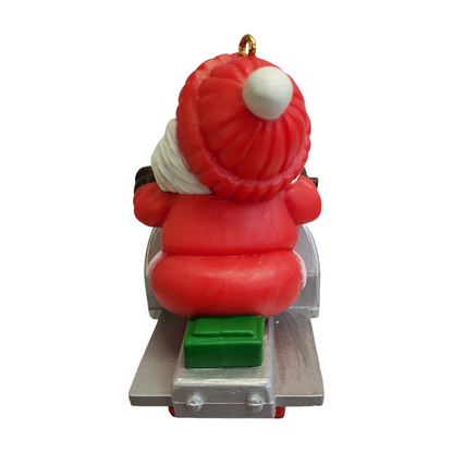 1984 Snowmobile Santa Hallmark Ornament (Santa Claus) QX4314 Image5