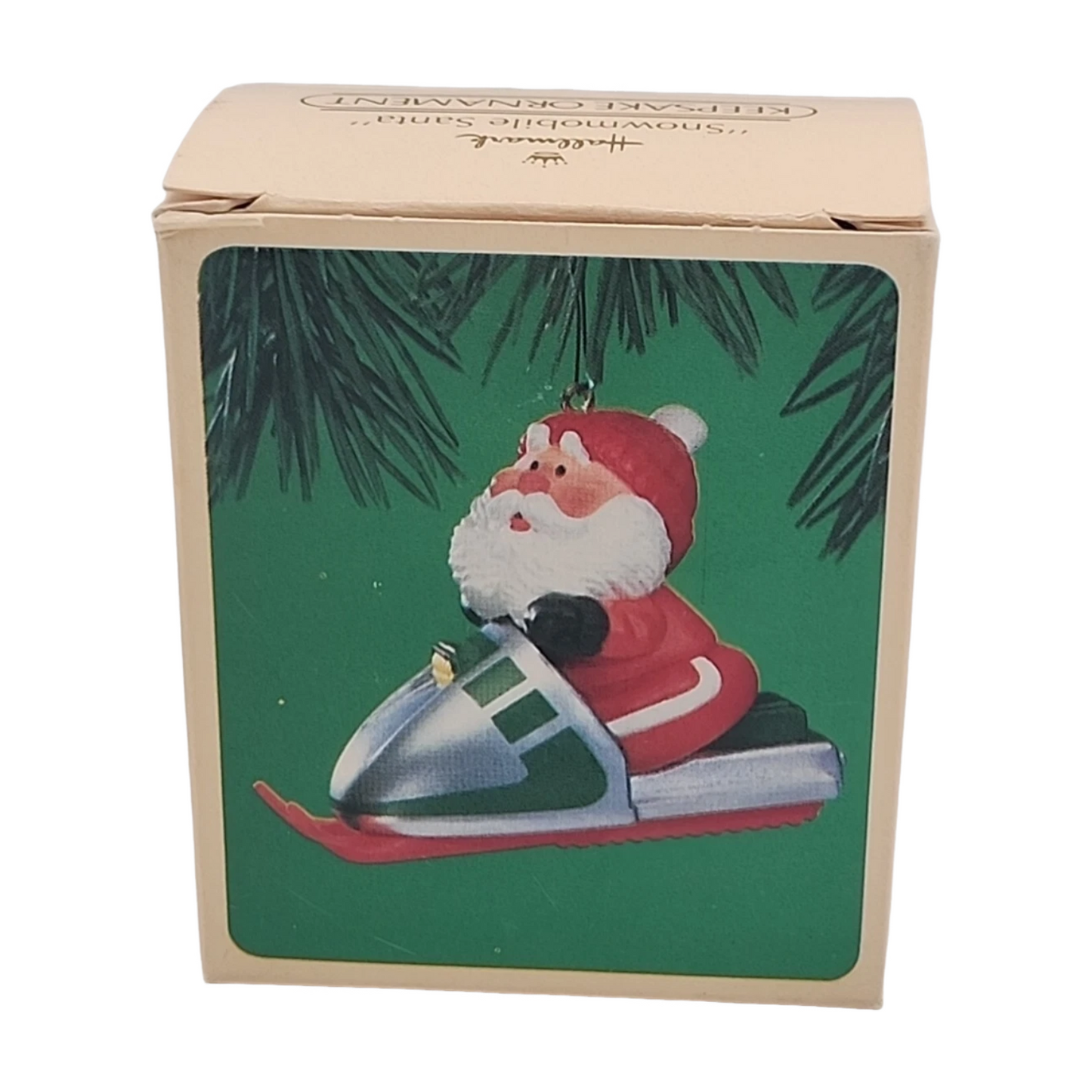 1984 Snowmobile Santa Hallmark Ornament (Santa Claus) QX4314 Image8