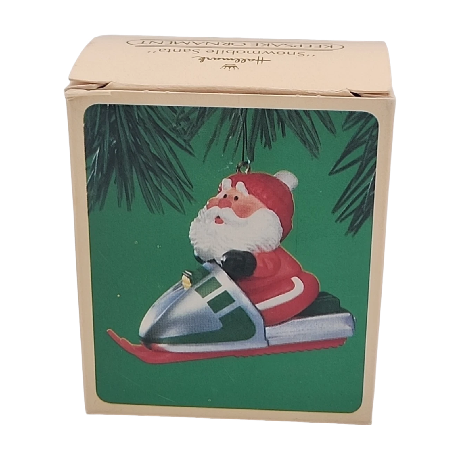 1984 Snowmobile Santa Hallmark Ornament (Santa Claus) QX4314 Image8