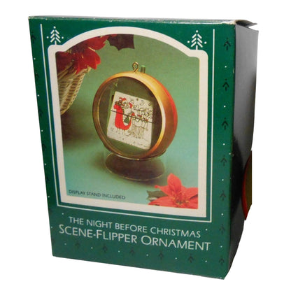 1984 The Night Before Christmas Scene-Flipper Hallmark Ornament (The Night Before Christmas) QX4494