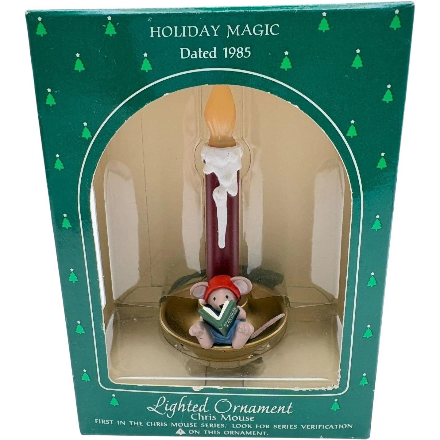 1985 Chris Mouse Hallmark Ornament (Chris Mouse) QLX7032