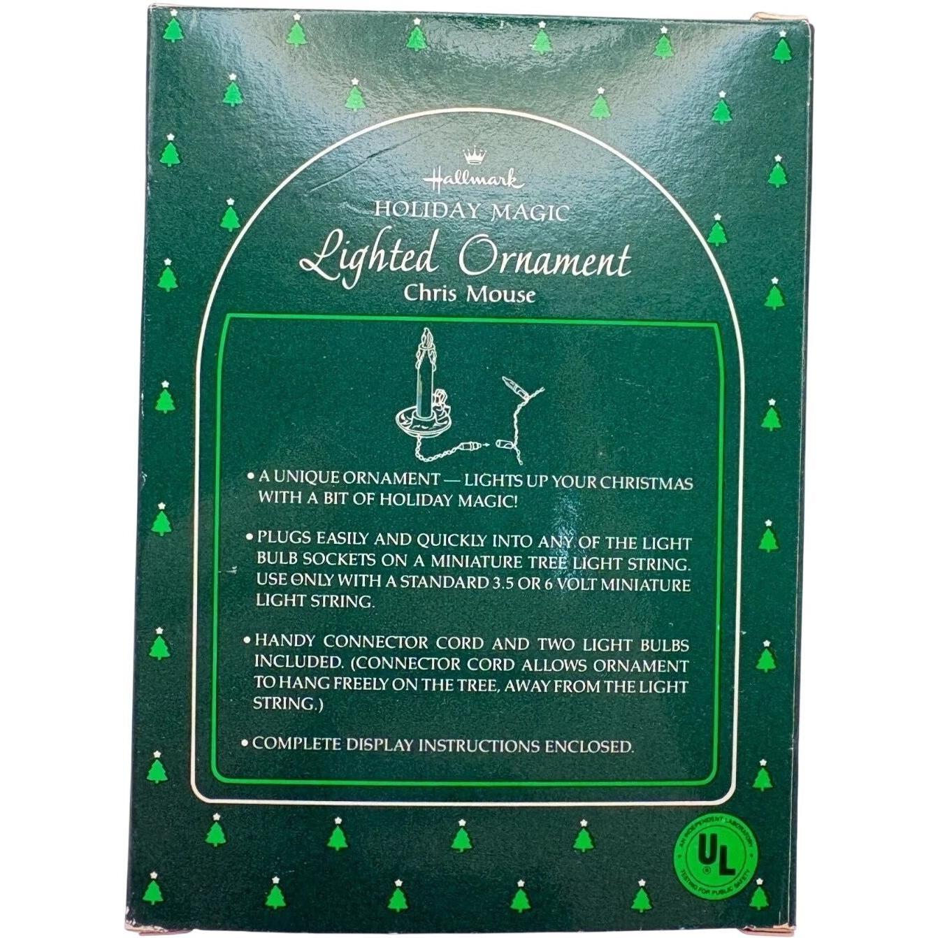 1985 Chris Mouse Hallmark Ornament (Chris Mouse) QLX7032