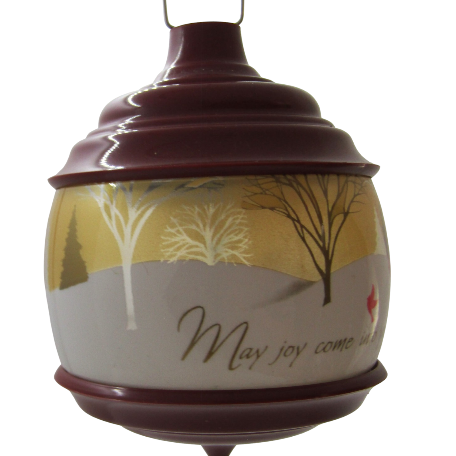 1985 Holiday Magic Season of Beauty Hallmark Ornament (Ball) QLX7122