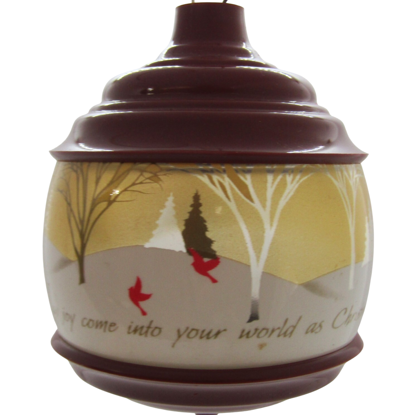 1985 Holiday Magic Season of Beauty Hallmark Ornament (Ball) QLX7122