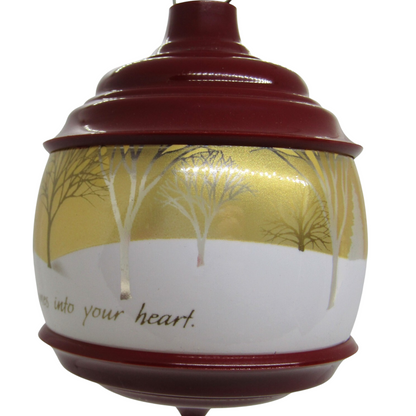 1985 Holiday Magic Season of Beauty Hallmark Ornament (Ball) QLX7122