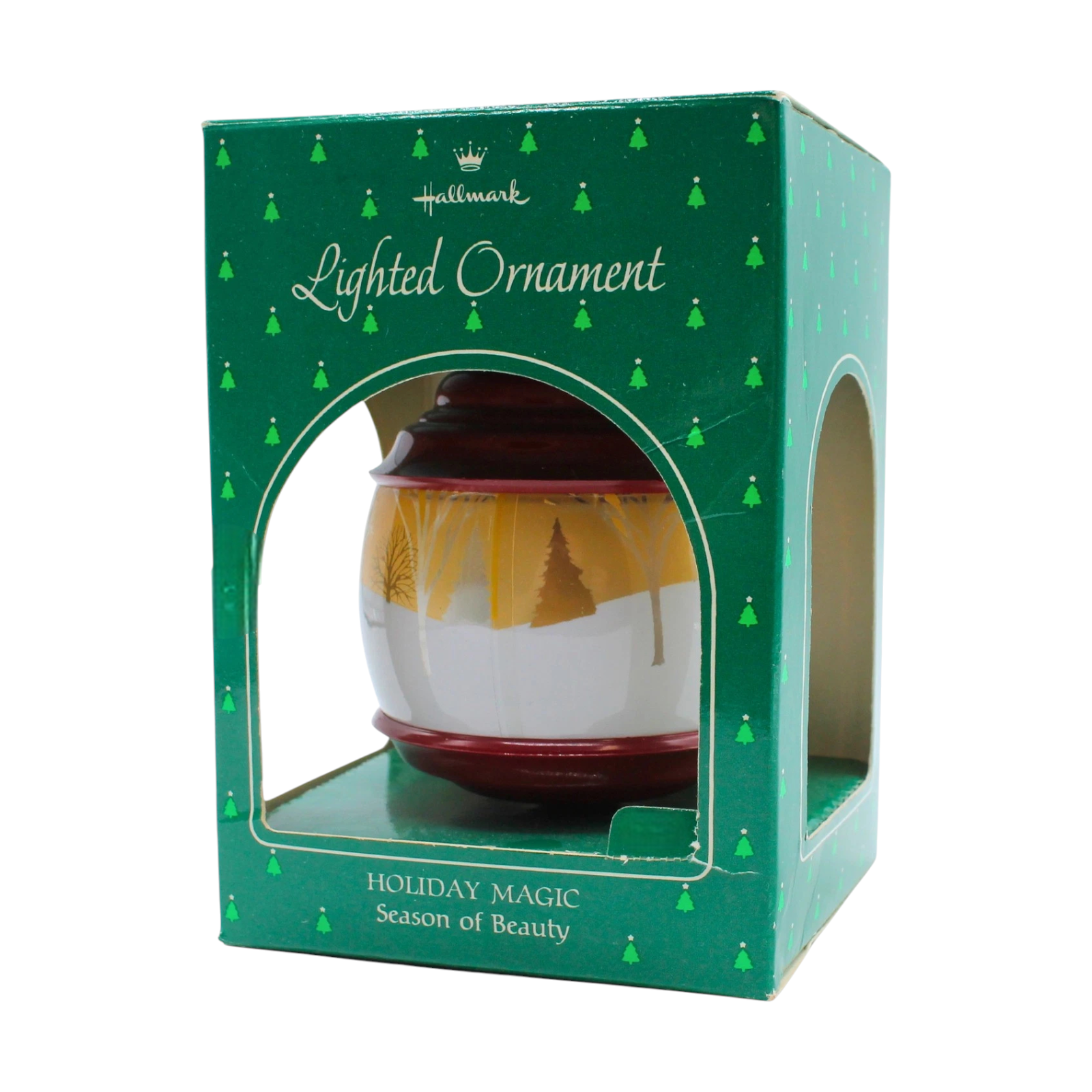 1985 Holiday Magic Season of Beauty Hallmark Ornament (Ball) QLX7122