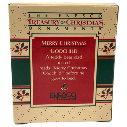 1985 Merry Christmas - Godchild Enesco Ornament (Enesco) 55832