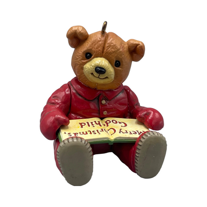 1985 Merry Christmas - Godchild Enesco Ornament (Enesco) 55832