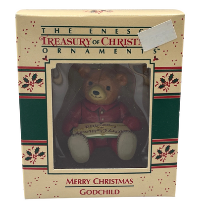 1985 Merry Christmas - Godchild Enesco Ornament (Enesco) 55832