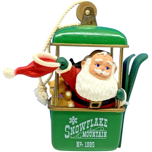 1985 Santa's Ski Trip Hallmark Ornament (Santa Claus) QX4962