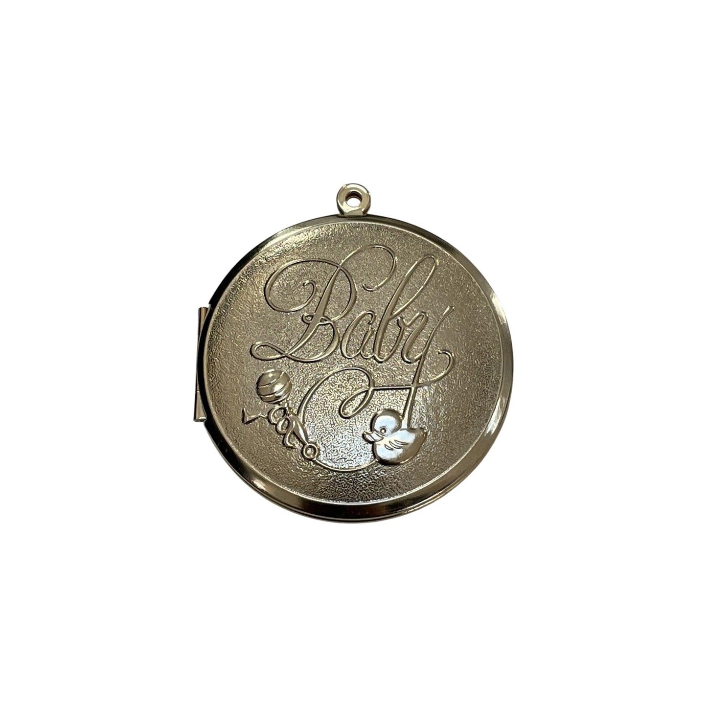 1985 Baby Photo Locket (Photo Holder) Hallmark Ornament QX4012 Image1
