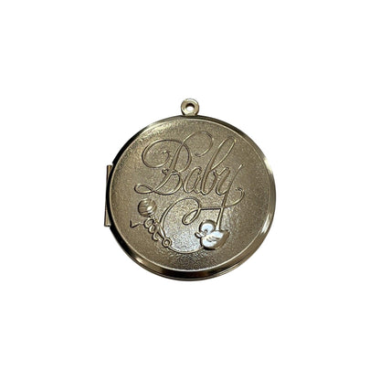 1985 Baby Photo Locket (Photo Holder) Hallmark Ornament QX4012 Image1