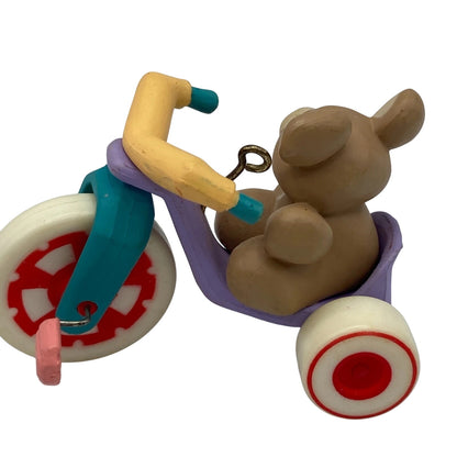 1985 Beary Smooth Ride Hallmark Ornament (Teddy Bear) QX4805