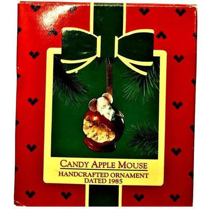 1985 Candy Apple Mouse Hallmark Ornament (Mouse) QX4705