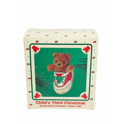 1985 Child's Third Christmas (Teddy Bear in Shoe)