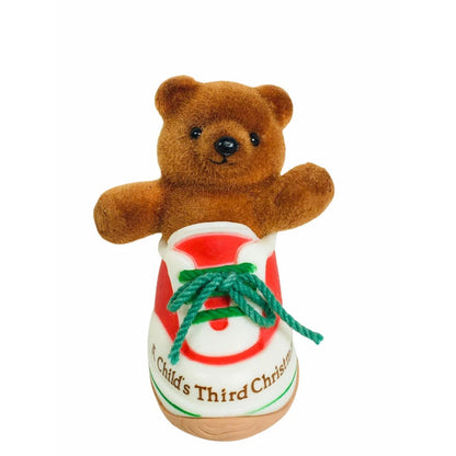 1985 Child's Third Christmas (Teddy Bear in Shoe)
