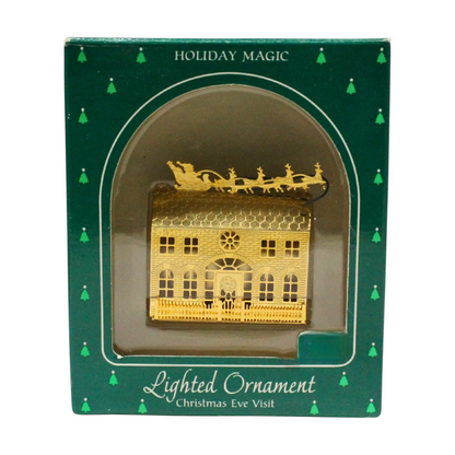 1985 Christmas Eve Visit Hallmark Ornament (Buildings & Houses) QLX7105