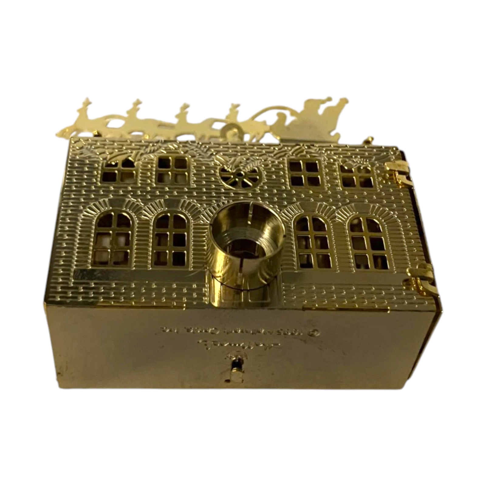 1985 Christmas Eve Visit Hallmark Ornament (Buildings & Houses) QLX7105