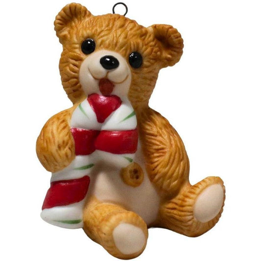 1985 Cinnamon with Candy Cane (Porcelain Bear)