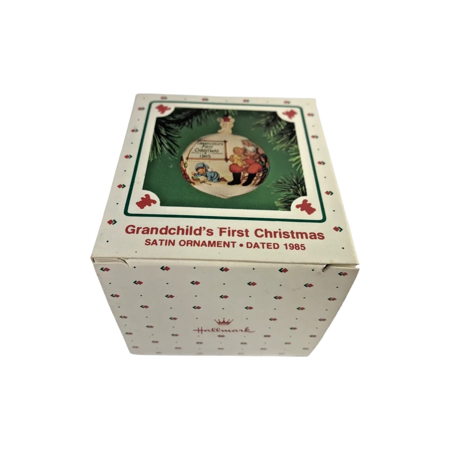 1985 Grandchild's First Christmas (Ball) Hallmark Ornament QX260-5 Image4