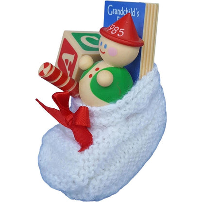 1985 GrandChild's First Christmas Hallmark Ornament (Baby's First Christmas) QX4955