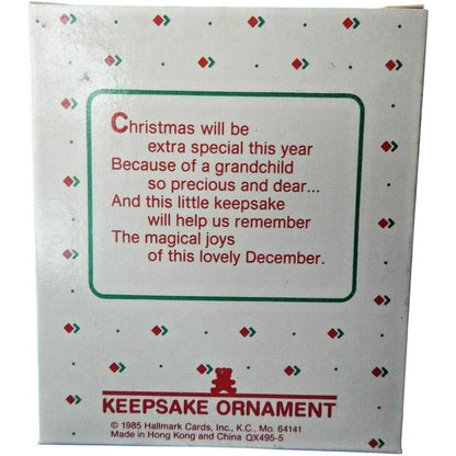 1985 GrandChild's First Christmas Hallmark Ornament (Baby's First Christmas) QX4955