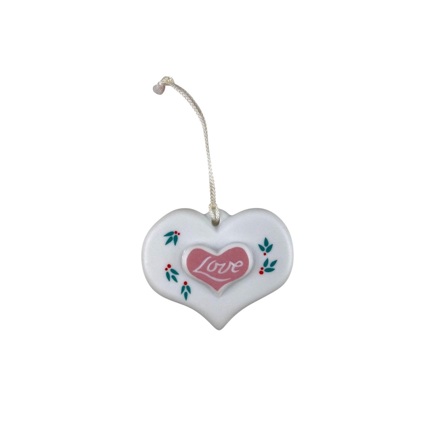1985 Holiday Heart (Heart) Hallmark Ornament QX498-2 Image1