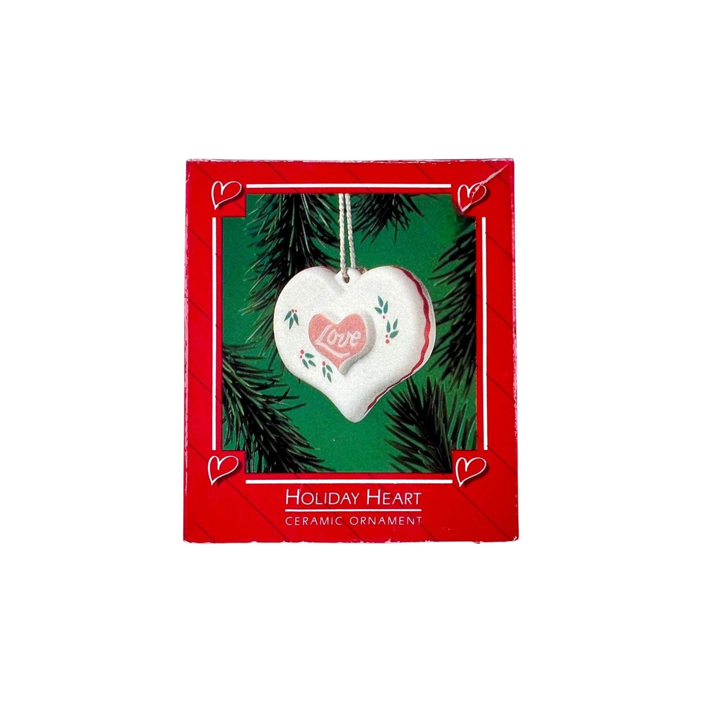 1985 Holiday Heart (Heart) Hallmark Ornament QX498-2 Image2