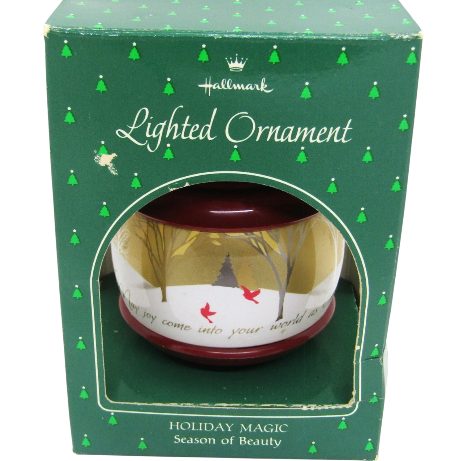 1985 Holiday Magic Season of Beauty Hallmark Ornament (Ball) QLX7122