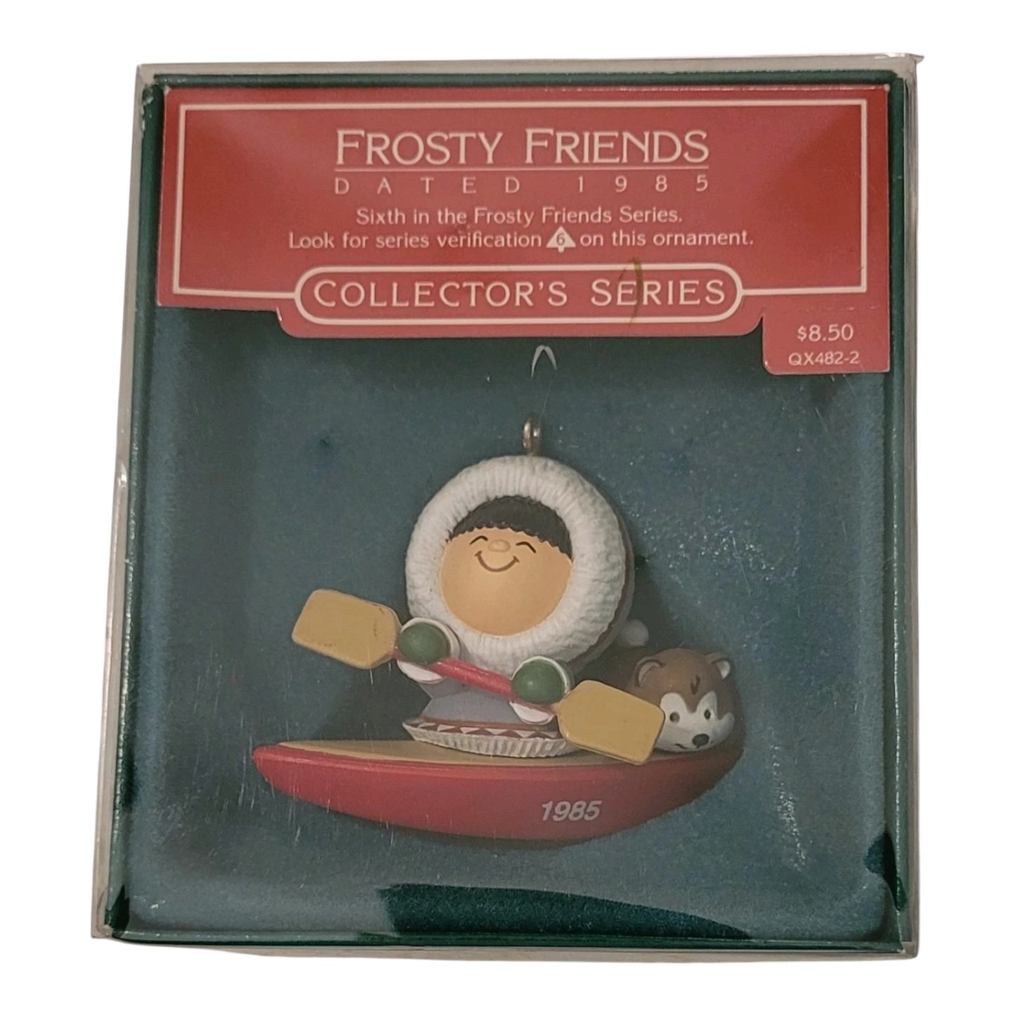 1985 Kayak Hallmark Ornament (Frosty Friends) QX4822