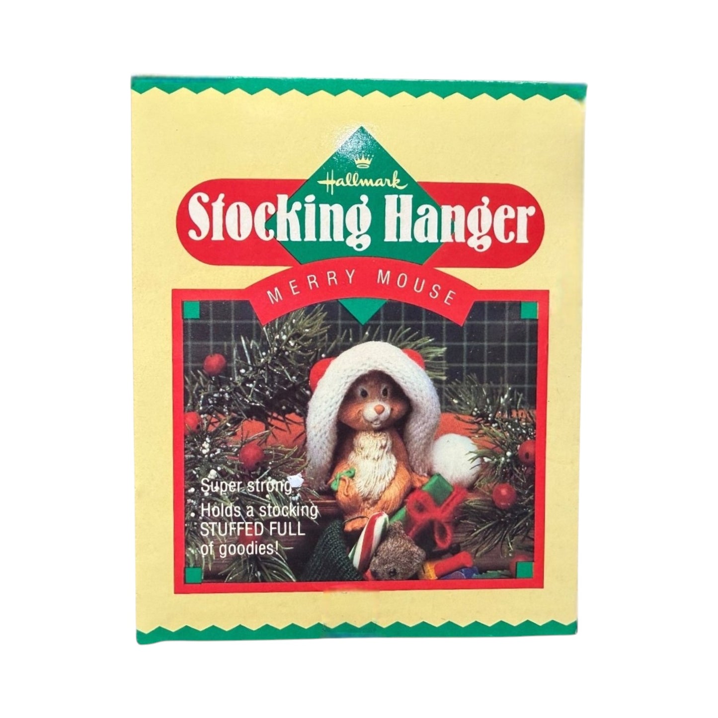 1985 Merry Mouse - Stocking Hanger (Merry Mouse) Hallmark Ornament QSH813-2 Image2