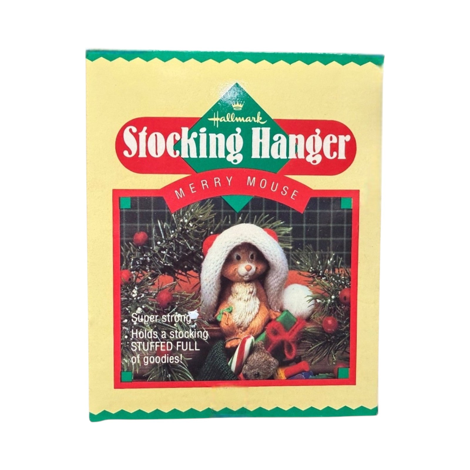 1985 Merry Mouse - Stocking Hanger (Merry Mouse) Hallmark Ornament QSH813-2 Image2