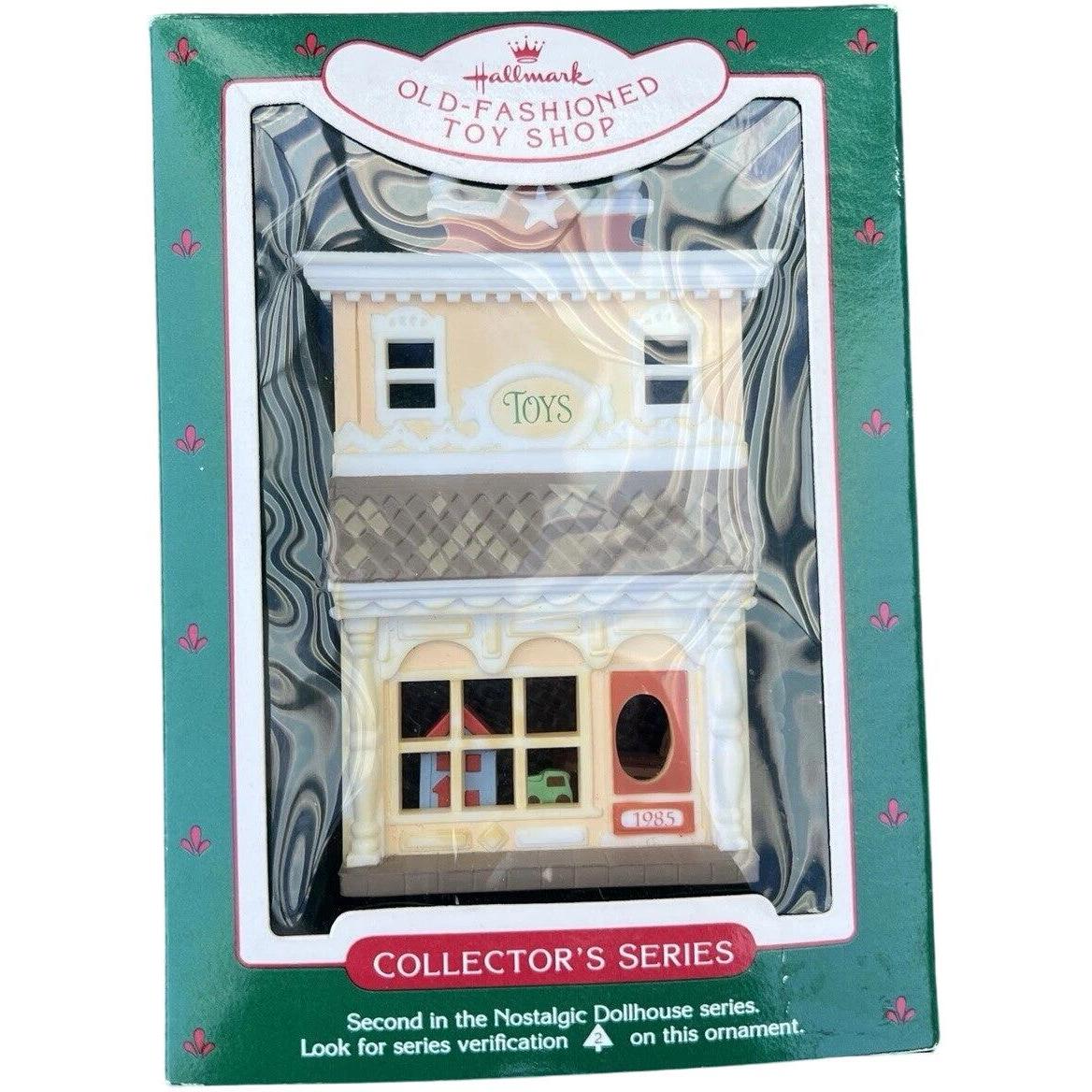 1985 Old‑Fashioned Toy Shop Hallmark Ornament (Nostalgic Houses and Shops) QX4975